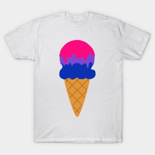 Bisexual LGBT Pride Ice Lolly T-Shirt